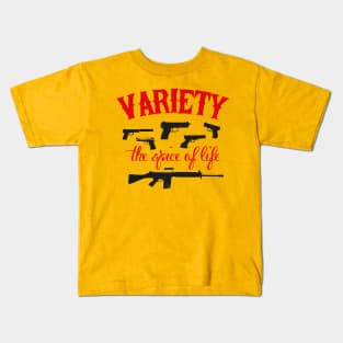 Variety the spice of life (Red) Kids T-Shirt